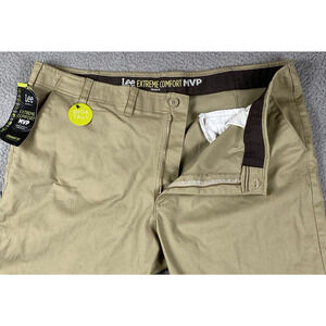 Lee Extreme Comfort MVP Straight Leg Chino Men’s 48x30 Big & Tall Beige New